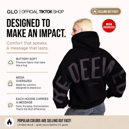 Kingdom Essential Patchwork Oversized Hoodie