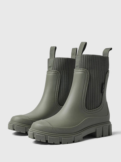 Women's Waterproof Rain Boots | Round Toe Non-Slip Outdoor Boots