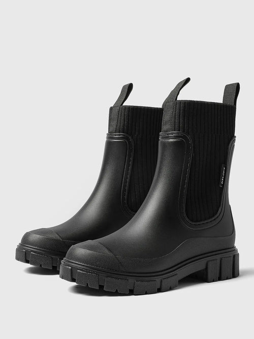 Women's Waterproof Rain Boots | Round Toe Non-Slip Outdoor Boots