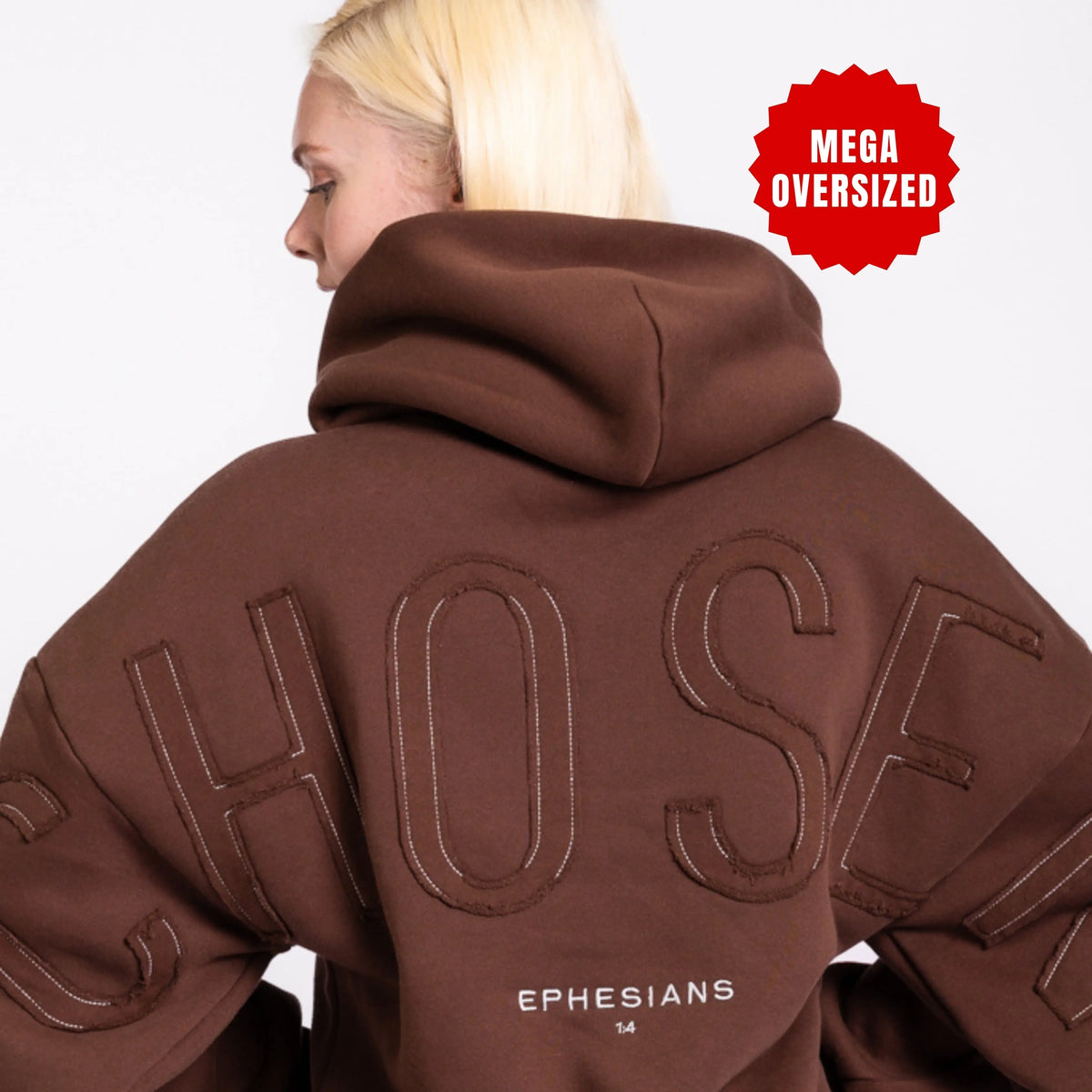 Kingdom Essential Patchwork Oversized Hoodie