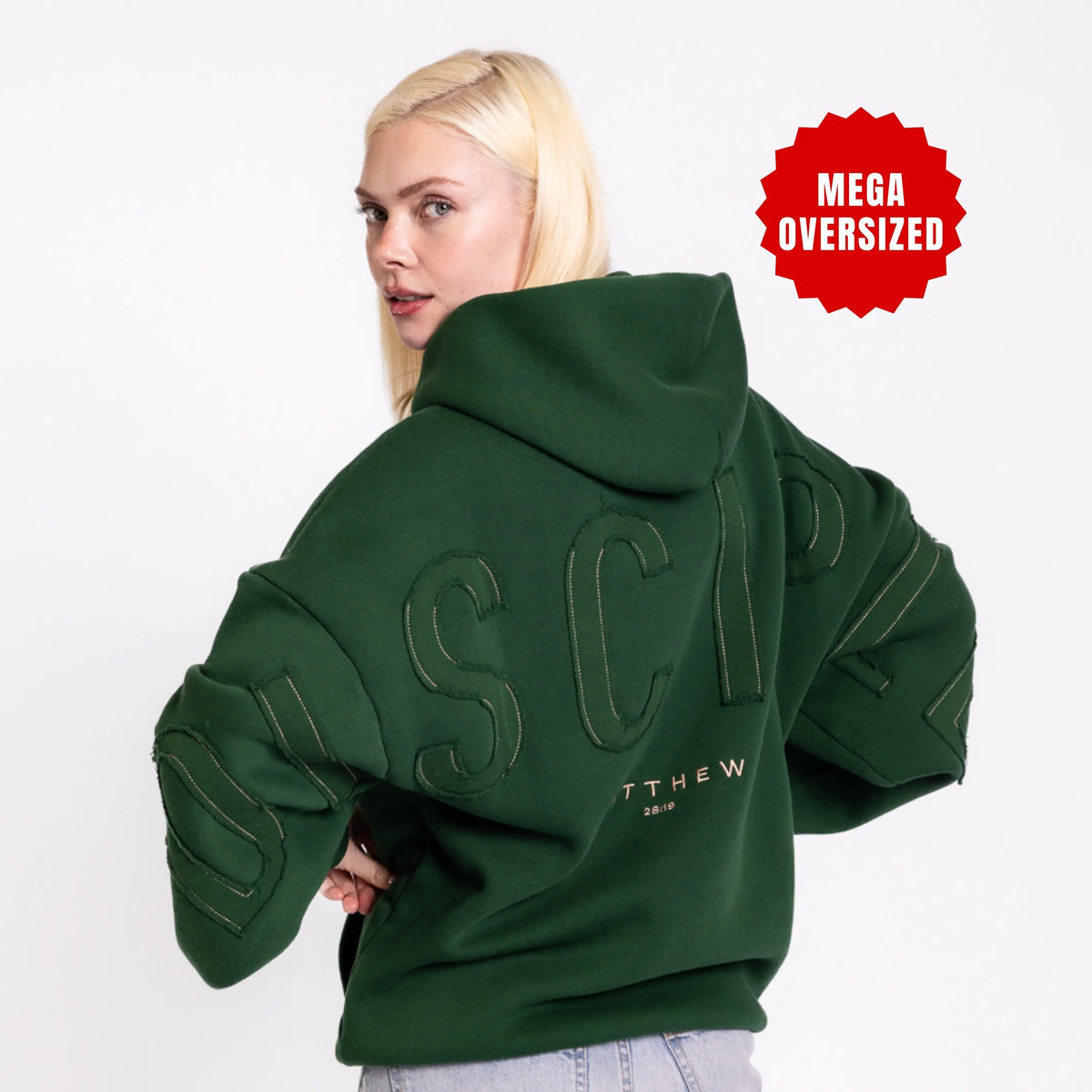 Kingdom Essential Patchwork Oversized Hoodie