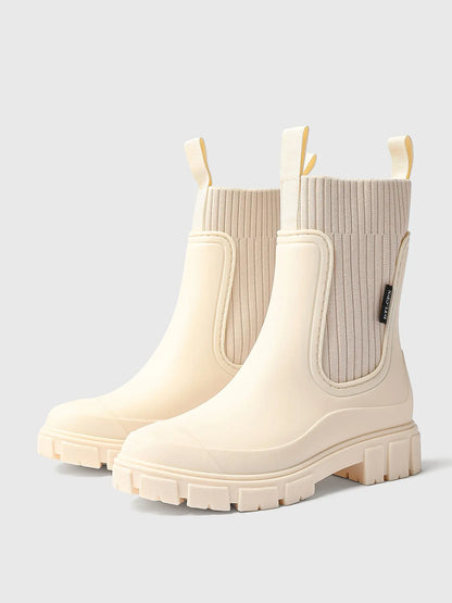 Women's Waterproof Rain Boots | Round Toe Non-Slip Outdoor Boots