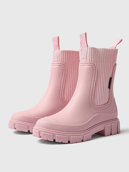 Women's Waterproof Rain Boots | Round Toe Non-Slip Outdoor Boots