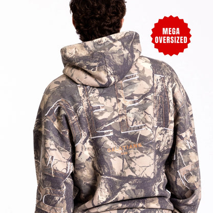 Kingdom Essential Patchwork Oversized Hoodie